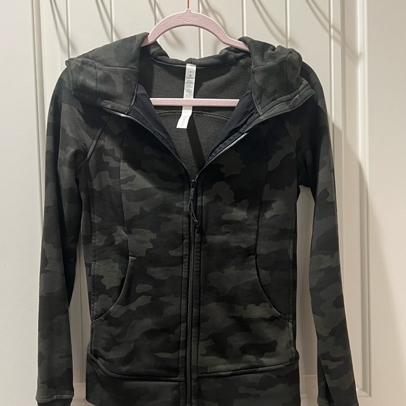 Lululemon Scuba Hoodie Full Zip Came SZ 4 - Picture 2 of 5